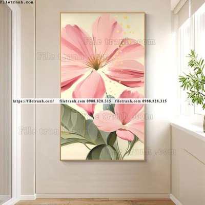 Tải file tranh loi vao hoa 5d sieu dep 550 (gốc) chủ đề hoa sen