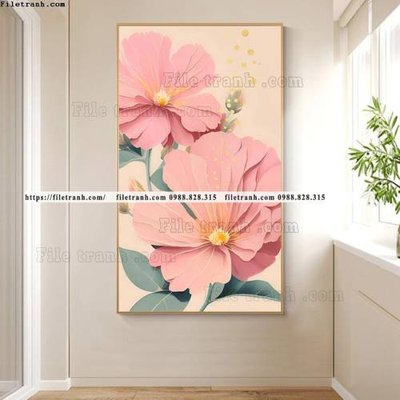 File tranh in trần 3D tranh loi vao hoa 5d sieu dep 552 (ảnh gốc)