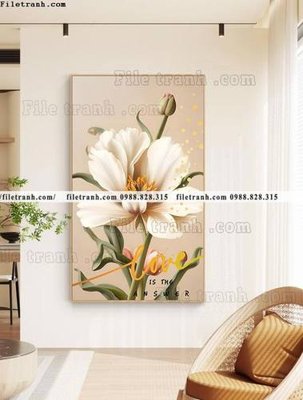 File ảnh tranh loi vao hoa 5d sieu dep 576 (gốc) cho trang trí nhà hàng