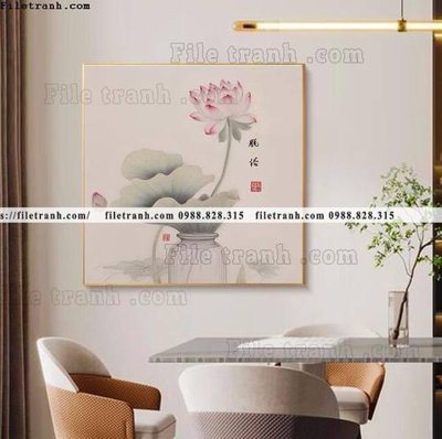 Tải file gốc tranh loi vao hoa sen 3d 517 (in tráng gương) 3DFile gốc tranh loi vao hoa sen 3d 517 (sẵn sàng in) chất lượng cao