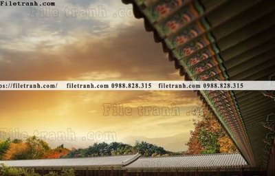 File tranh tranh mai hien trung quoc 633 (ảnh gốc) in trần 3D