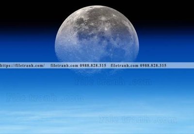 File gốc tranh mat trang vu tru 542 (in lụa) cao cấp