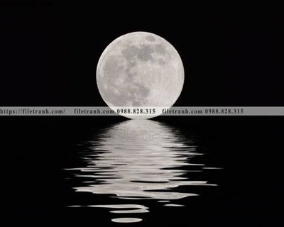 File in lụa tranh mat trang vu tru 544 (phong cảnh) tranh mat trang vu tru 544