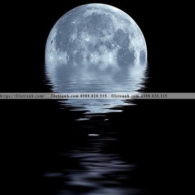 Mua file gốc tranh mat trang vu tru 546 (in ấn) tại Filetranh.com