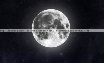 File PSD tranh mat trang vu tru 565 (gốc) cho in quảng cáo