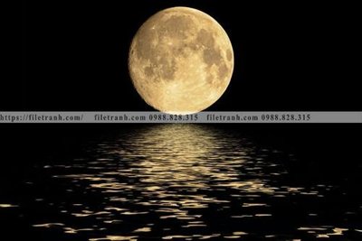 File ảnh tranh mat trang vu tru 570 (gốc) in Hiflex