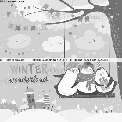 File gốc tranh minh hoa hoat hinh tre em 133 (in mica) cắt laser