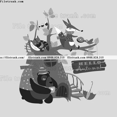 File PSD in ấn tranh minh hoa hoat hinh tre em 144 (chất lượng cao)