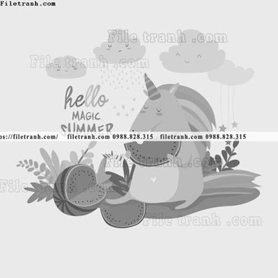 Tải file gốc tranh minh hoa hoat hinh tre em 165 (bản PSD) đầy đủ layer