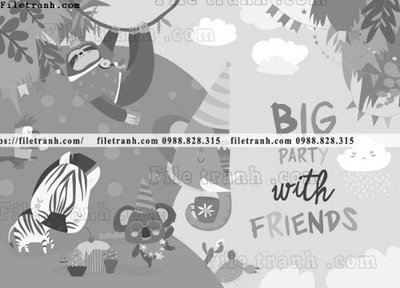 Tải file tranh minh hoa hoat hinh tre em 196 (gốc) in nhanh