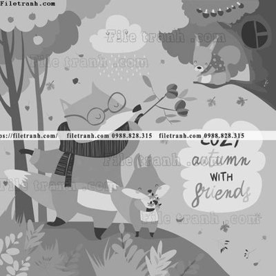 Tải file tranh minh hoa hoat hinh tre em 213 (ảnh gốc) in tranh kính