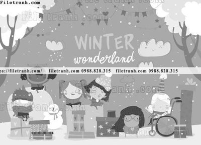 Tải file tranh minh hoa hoat hinh tre em 254 (gốc) in trên mọi chất liệu