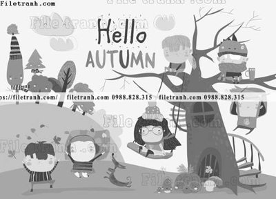 File in trần tranh minh hoa hoat hinh tre em 344 (file gốc) chủ đề vũ trụ