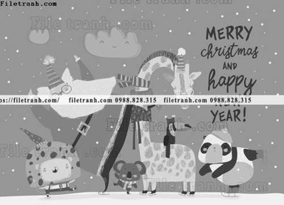 File PSD tranh minh hoa hoat hinh tre em 409 (bản gốc) cho nhà in