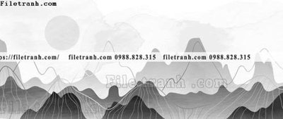 File PSD tranh minh hoa nui thuy mac trung quoc 1526 (bản gốc) đã tách nền