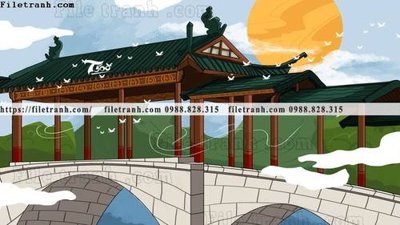 File tranh tranh minh hoa trung quoc 667 (ảnh gốc) cho in ấn kỹ thuật số