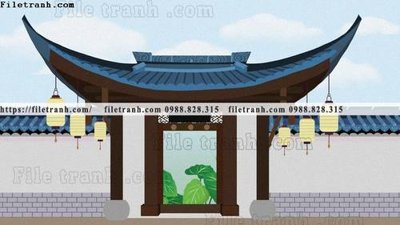 Ảnh gốc tranh minh hoa trung quoc 707 (độ nét cao) in tráng gương