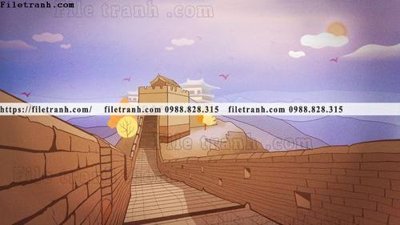 File PSD tranh minh hoa trung quoc 734 (gốc) tách lớp chi tiết