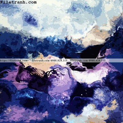 File PSD tranh muc nuoc truu tuong 114 (gốc) tách lớp chi tiết