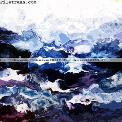 File gốc tranh muc nuoc truu tuong 115 (in mica) làm bảng hiệu