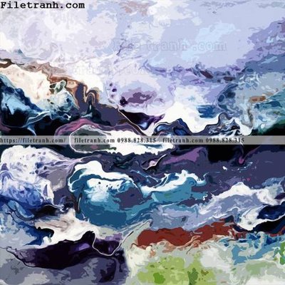 Mua file tranh gốc tranh muc nuoc truu tuong 118 tại Filetranh.com