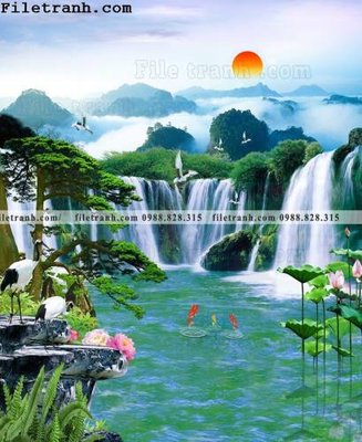 Tệp tin gốc tranh nen tuong phong cach Trung Hoa115 (dùng cho in ấn) chuyên nghiệp