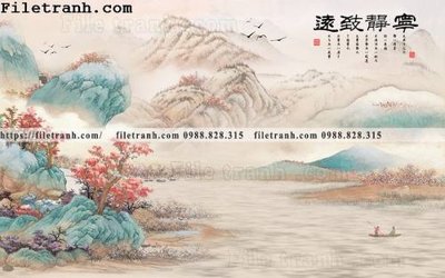 File tranh tranh nen tuong phong cach Trung Hoa158 (gốc) in film