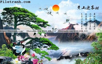 File PSD tranh nen tuong phong cach Trung Hoa175 (gốc) cho designer