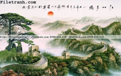 Tải file gốc tranh nen tuong phong cach Trung Hoa180 (in bạt) quảng cáo