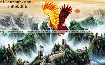 Download file tranh tranh nen tuong phong cach Trung Hoa184 (file gốc PSD)
