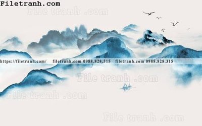 File PSD tranh nen tuong phong cach Trung Hoa196 (bản gốc) đã tách nền