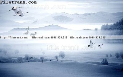 File gốc tranh nen tuong phong cach Trung Hoa197 (dành cho trang trí nội thất)