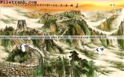 File tranh tranh nen tuong phong cach Trung Hoa214 (gốc) phong cách tối giản