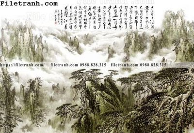 File gốc tranh nen tuong phong cach Trung Hoa217 (cho in UV) siêu nét