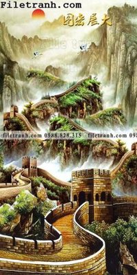 File gốc tranh nen tuong phong cach Trung Hoa219 (bản quyền) cho in ấn