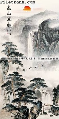 Tải file tranh nen tuong phong cach Trung Hoa239 (PSD) cho in ấn quảng cáo