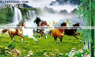 File tranh tranh nen tuong phong cach Trung Hoa243 (file gốc) chủ đề phong thủy