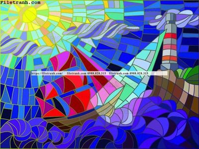 Tải file tranh nghe thuat sang tao truu tuong 1534 (gốc) chủ đề hoa sen