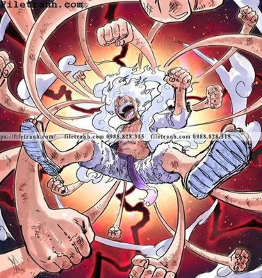 File gốc tranh phien ban doc cua One Piece126 (trang trí) phòng làm việc