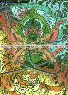 Ảnh gốc tranh phien ban doc cua One Piece128 (độ nét cao) in tráng gương