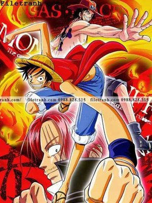 File in mica tranh phien ban doc cua One Piece137 (bản gốc) làm vách ngăn