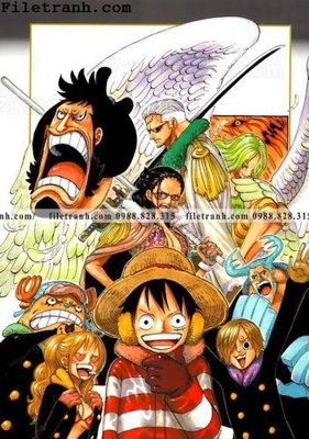 File gốc tranh phien ban doc cua One Piece186 (in lụa) cao cấp