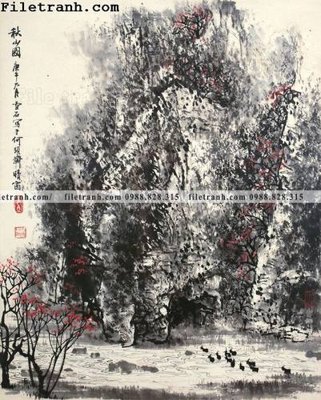 Tệp tin gốc tranh phong canh da tuyet trang thuy mac 117 (chất lượng cao) tranh phong canh da tuyet trang thuy mac 117