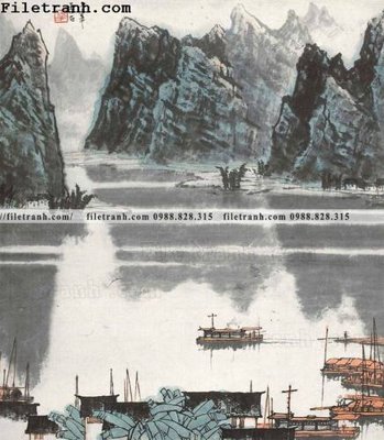 File in ấn tranh phong canh da tuyet trang thuy mac 147 chuyên nghiệp