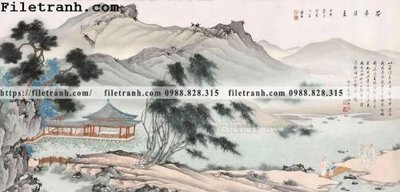 File gốc in ấn tranh phong canh da tuyet trang thuy mac 192 độ phân giải cao