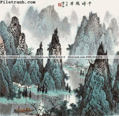 Download file tranh phong canh da tuyet trang thuy mac 210 (chuẩn in) chất lượng cao