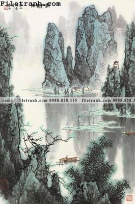 Tải về file gốc tranh phong canh da tuyet trang thuy mac 233 (dùng cho in quảng cáo)