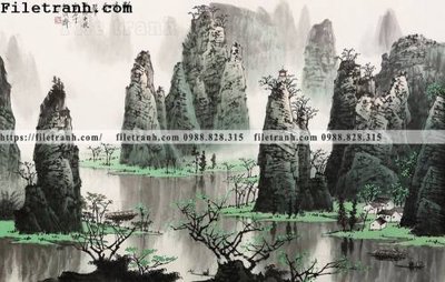 File tranh tranh phong canh da tuyet trang thuy mac 234 (gốc) chủ đề trừu tượng