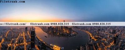 Tải file tranh phong canh dai toan canh thanh pho 122 (gốc) làm tranh treo tường