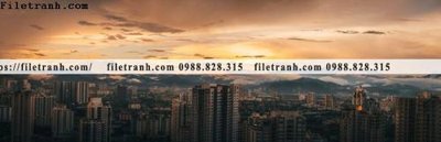 File ảnh tranh phong canh dai toan canh thanh pho 145 (gốc) in poster